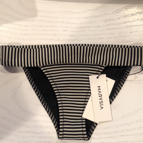 Marysia Bumby Little Harbour Black and Grey Stripe - Picture 1 of 4